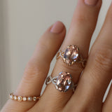 Valerie Cocktailring i Vitguld