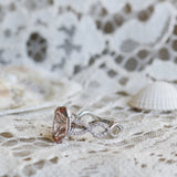 Valerie Cocktailring i Vitguld