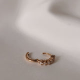 Vintage Diamond Huggie