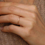 Vintage Style Tiny Diamond Ring