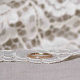 Vintage Style Tiny Diamond Ring