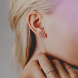 Tiny Marquise Diamond Stud