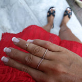Lily Tiny Diamond Drop Ring