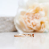 Finished: Not So Tiny Diamond Ring with an Orange Sapphire