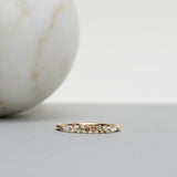 Finished: Brand New Model!: Idun Straight Diamond Band with Diamonds TWVS, Olive Green Sapphires and Chocolate Diamonds