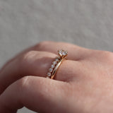 Finished: The Solitaire Ring with a 0.39 CT Antique Diamond