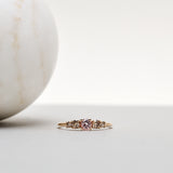 Finished: Elise Ring with Light Pink Morganite and Champagne Diamonds