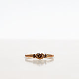 Greta Ring with Dark Chocolate Diamonds