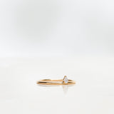 Lily Tiny Diamond Drop Ring