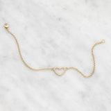 Maya Heart Frame Bracelet