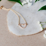 Maya Heart Frame Bracelet