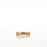Angel Ring with Pale Yellow Sapphires