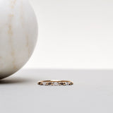 Finished: Zoe Ring – Top Covered with Marquise Diamonds TWVS and Dark Chocolate Brilliant Diamonds