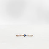 Finished: Not So Tiny Sparkle Ring with Light Blue Sapphire and Diamonds TWVS