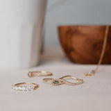 One-of-a-Kind Marquise Halo Ring with Olive Green Sapphire and Brilliant Diamonds TWVS