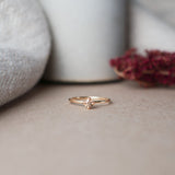 Finished: Pre-Owned Not At All Tiny Diamond Ring with a Champagne Diamond