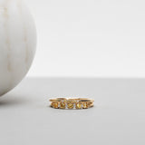 Finished: Jade Petite Enough Ring with Yellow Sapphire Gradient