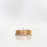 Lily Tiny Diamond Drop Ring