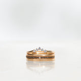 Five Diamond Triangle Ring