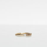 Finished: 24-Hour Auction! Idun Diamond Band with Champagne Diamonds and Diamonds TWVS