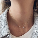 Tiny Letter Necklace