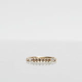 Finished: 24-Hour Auction! Idun Diamond Band with Champagne Diamonds and Diamonds TWVS