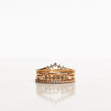 Finished: 24-Hour Auction! Idun Diamond Band with Champagne Diamonds and Diamonds TWVS