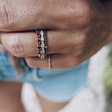 Mini Brigitte Ring with Rubies