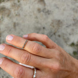 Mini Brigitte Ring Med Chokladdiamanter