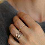 Marquise Diamond Triangle Ring - Mammaring
