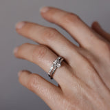 Amelia’s Minimalistic Baguette Brilliant Diamond Band - Top Covered