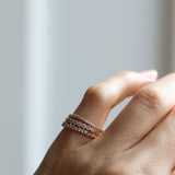 Amelia's Minimalistiska Baguetteband med Briljanter