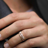 Amelia’s Minimalistic Baguette Brilliant Diamond Band - Top Covered