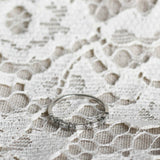 Amelias Minimalistiska Baguetteband med Briljanter - Topptäckt - Vitguld/Platina