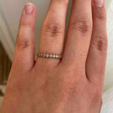 Astrid Top Covered Band with Champagne Diamonds