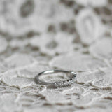 Astrid Top Covered Diamond Band