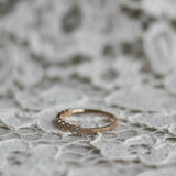 Astrid Top Covered Diamond Band