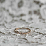 Astrid Top Covered Diamond Band