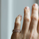 Astrid Top Covered Diamond Band