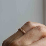Astrid Vintage Band med Champagnediamanter