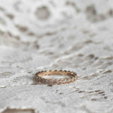 Astrid Vintage Band med Champagnediamanter