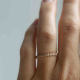Astrid Vintage Band med Champagnediamanter