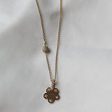 Petite GAIA Diamond Necklace Lock and Chain