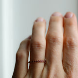 Astrid Top Covered Diamond Band - Rubiner