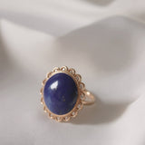 One-Of-A-Kind Oval Bi-Coloured Sapphire Band