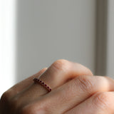 Astrid Top Covered Diamond Band - Rubiner