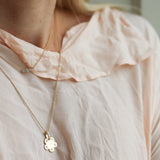 Petite GAIA Diamond Necklace Lock and Chain