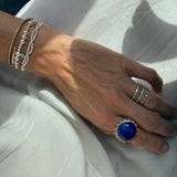 Judy's Night Sky Ring with Lapis Lazuli and Diamonds