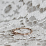 Edith Ring med Champagnediamanter