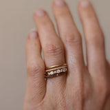 Jade Petite Ring with Black Diamonds